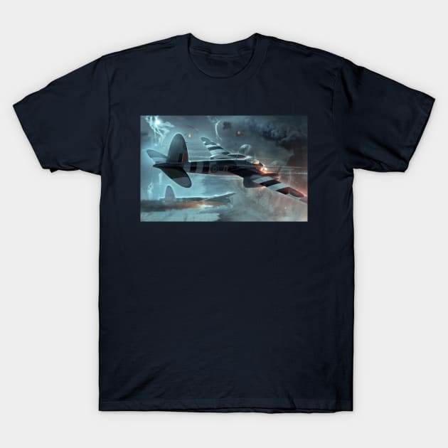 RAF de Haviland Mosquito T-Shirt by Aircraft.Lover